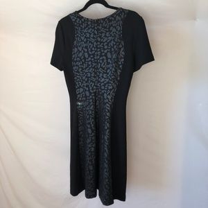 Catherine Malandrino Leopard Black Dress Size 6